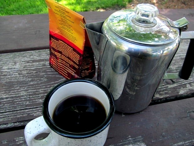 how to make coffee camping